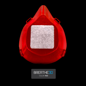 Open image in slideshow, Breathe3D Mask: Red
