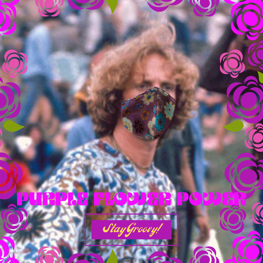 Breathe3L Mask: Purple Flower Power