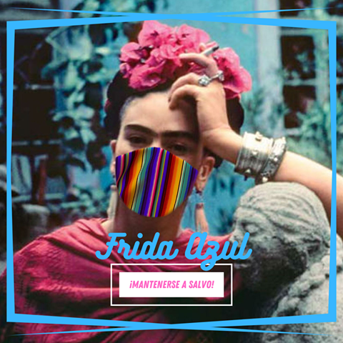 Breathe3L Mask: Frida's Fiesta Azul/Blue
