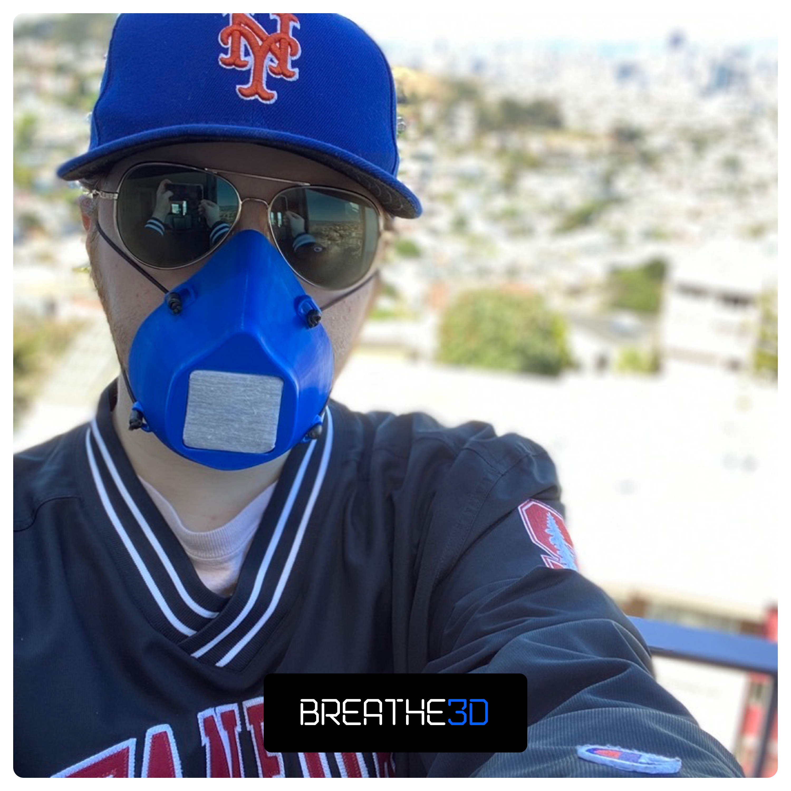 Breathe3D Mask: Cobalt Blue
