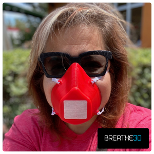 Breathe3D Mask: Red
