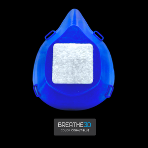 Open image in slideshow, Breathe3D Mask: Cobalt Blue
