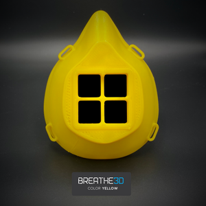 Open image in slideshow, Breathe3D Mask: Yellow

